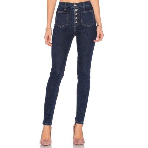 Tularosa Nora High-Rise Jean in Monserrat - Picture 1 of 12